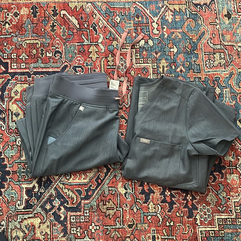 Figs scrubs set Catarina Zamora denim